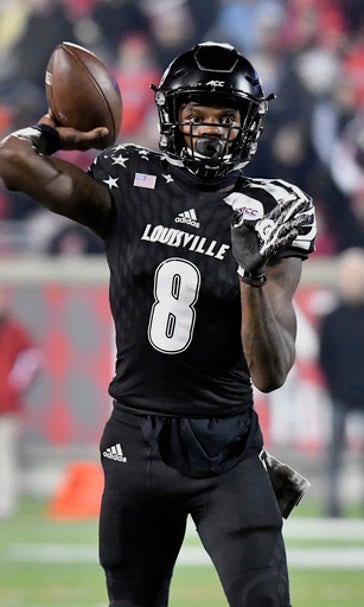 Down 12-0, No. 5 Louisville blows by Wake Forest 44-12